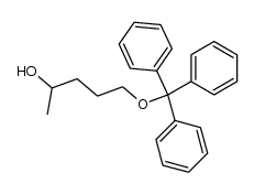 1,4-pentanediol monotrityl ether结构式