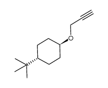 (1r,4r)-1-(tert-butyl)-4-(prop-2-yn-1-yloxy)cyclohexane结构式
