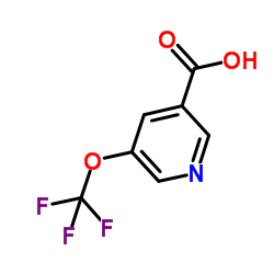 5-(Trifluoromethoxy)nicotinic acid Structure