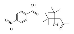 3-tert-butyl-2,2,5-trimethylhex-5-en-3-ol,4-nitrobenzoic acid Structure