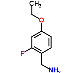 1-(4-Ethoxy-2-fluorophenyl)methanamine结构式