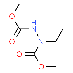 1,2-Hydrazinedicarboxylic acid,1-ethyl-,dimethyl ester (9CI) Structure