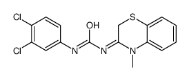 (3Z)-1-(3,4-dichlorophenyl)-3-(4-methyl-1,4-benzothiazin-3-ylidene)urea Structure