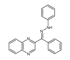 2-benzoylquinoxaline phenylhydrazone Structure