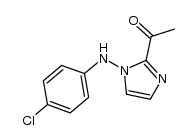 1-[1-(4-chlorophenylamino)-1H-imidazol-2-yl]ethanone结构式