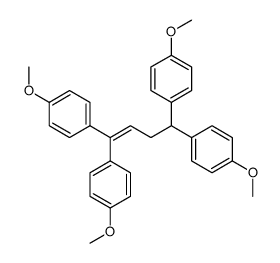 1,1,4,4-tetraanisyl-1-butene Structure