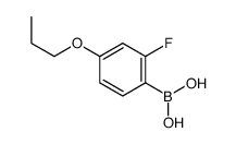 (2-fluoro-4-propoxyphenyl)boronic acid结构式