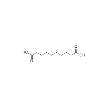 Decanedioic acid structure