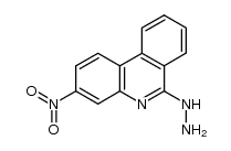 6-hydrazinyl-3-nitrophenanthridine Structure