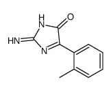 2-amino-5-(2-methylphenyl)imidazol-4-one结构式