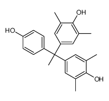4-[1-(4-hydroxy-3,5-dimethylphenyl)-1-(4-hydroxyphenyl)ethyl]-2,6-dimethylphenol结构式