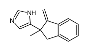 5-(2-methyl-3-methylidene-1H-inden-2-yl)-1H-imidazole结构式