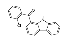 1-(2-Chlorobenzoyl)-carbazole Structure