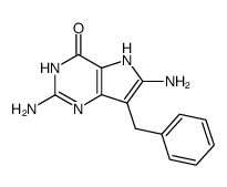 9-benzyl-9-deazaguanine结构式