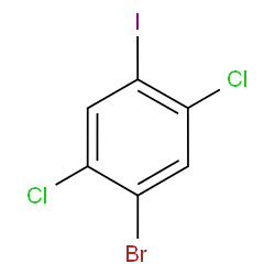 1-溴-2,5-二氯-4-碘苯结构式