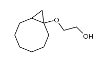 2-(bicyclo[6.1.0]nonan-1-yloxy)ethanol结构式