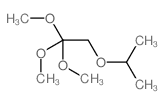 1,1,1-Trimethoxy-2-(propan-2-yloxy)ethane结构式