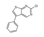 2-chloro-5-phenyl-thieno[2,3-d]pyrimidine结构式