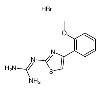 2-(4-(2-methoxyphenyl)thiazole-2-yl)guanidine hydrobromide Structure