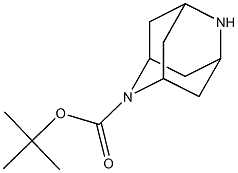 2,6-Diazatricyclo[3.3.1.13,7]decane-2-carboxylic acid, 1,1-diMethylethyl ester结构式