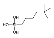 5,5-dimethylhexyl(trihydroxy)silane Structure