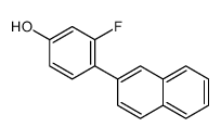 3-fluoro-4-naphthalen-2-ylphenol结构式