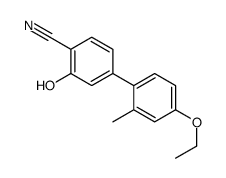 4-(4-ethoxy-2-methylphenyl)-2-hydroxybenzonitrile结构式