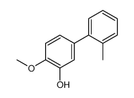 2-methoxy-5-(2-methylphenyl)phenol Structure