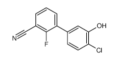 3-(4-chloro-3-hydroxyphenyl)-2-fluorobenzonitrile Structure