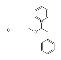 N-(1-methoxy-2-phenylethyl)pyridinium chloride结构式