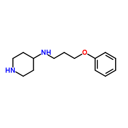 N-(3-Phenoxypropyl)-4-piperidinamine结构式