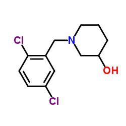 1-(2,5-Dichlorobenzyl)-3-piperidinol Structure