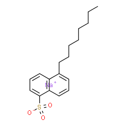 5-Octyl-1-naphthalenesulfonic acid sodium salt structure
