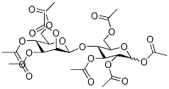 Acetyl 2,3,6-Tri-O-acetyl-4-O-(2,3,4,6-tetra-o-acetyl-D-mannopyranosyl)-D-glucopyranoside结构式