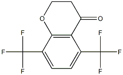 5,8-BIS(TRIFLUOROMETHYL)CHROMAN-4-ONE结构式