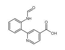 2-(2-formamidophenyl)isonicotinic acid Structure