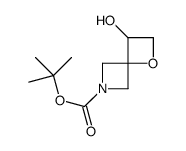 tert-butyl 3-hydroxy-1-oxa-6-azaspiro[3.3]heptane-6-carboxylate Structure