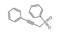 (3-phenylprop-2-yne-1-sulfonyl)benzene结构式