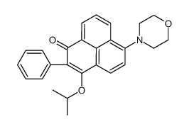 6-morpholin-4-yl-2-phenyl-3-propan-2-yloxyphenalen-1-one结构式