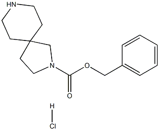 Benzyl 2,8-diazaspiro[4.5]decane-2-carboxylate hydrochloride Structure