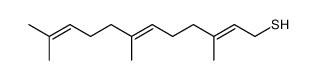 (2E,6E)-3,7,11-trimethyldodeca-2,6,10-triene-1-thiol Structure