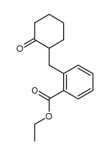 ethyl 2-((2-oxocyclohexyl)methyl)benzoate结构式