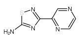 3-(Pyrazin-2-yl)-1,2,4-thiadiazol-5-amine结构式