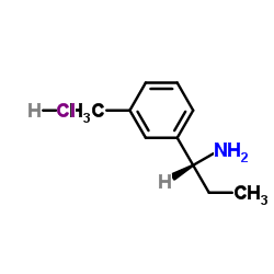 (R)-1-(间甲苯基)丙-1-胺盐酸盐结构式