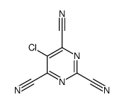 5-chloropyrimidine-2,4,6-tricarbonitrile结构式