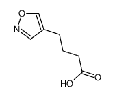 4-Isoxazolebutanoicacid(9CI) Structure