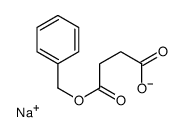 sodium,4-oxo-4-phenylmethoxybutanoate结构式