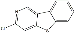 3-chlorobenzo[4,5]thieno[3,2-c]pyridine结构式