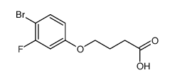 4-(4-Bromo-3-Fluorophenoxy)Butanoic Acid Structure