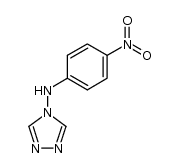 4-nitrophenyl(1,2,4-triazol-4-yl)amine结构式